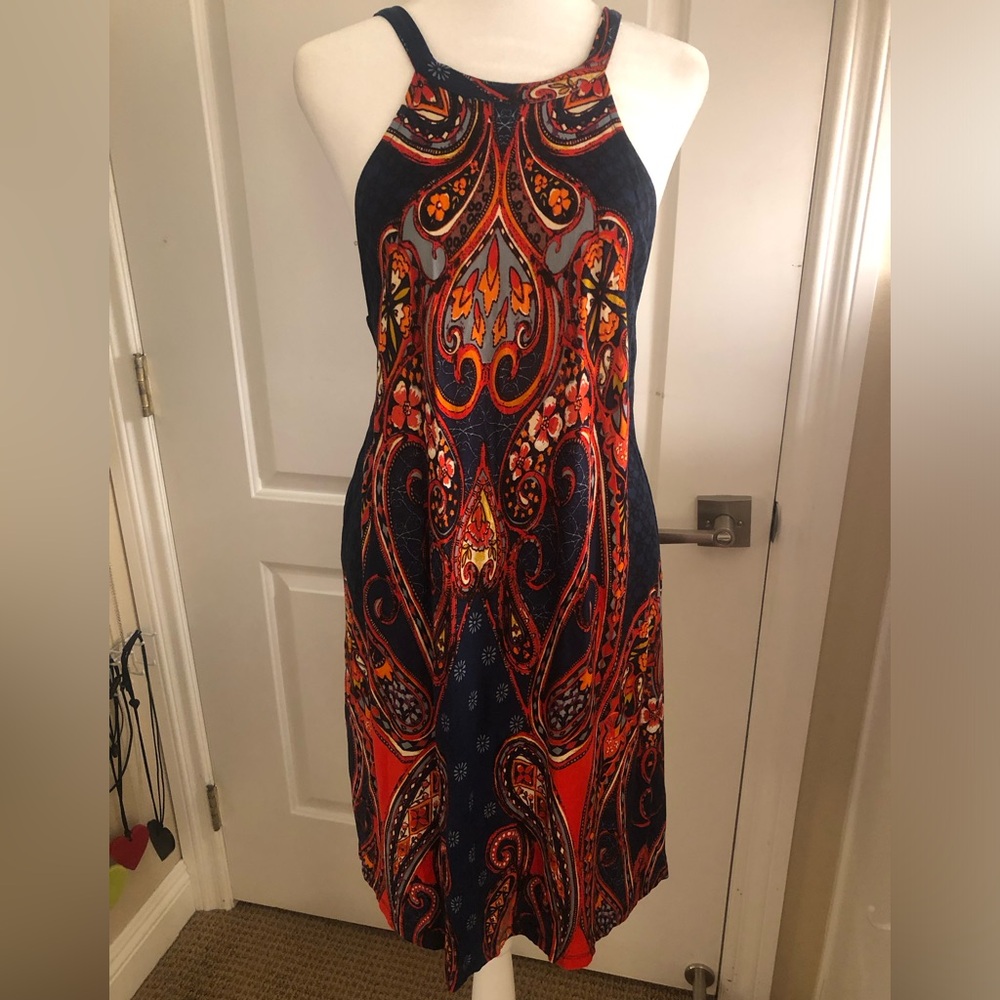 LASCANA knit dress. Beautiful colors! Excellent condition. Sz 8